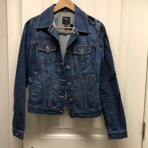 Lucky Brand Embroidered Denim Jacket